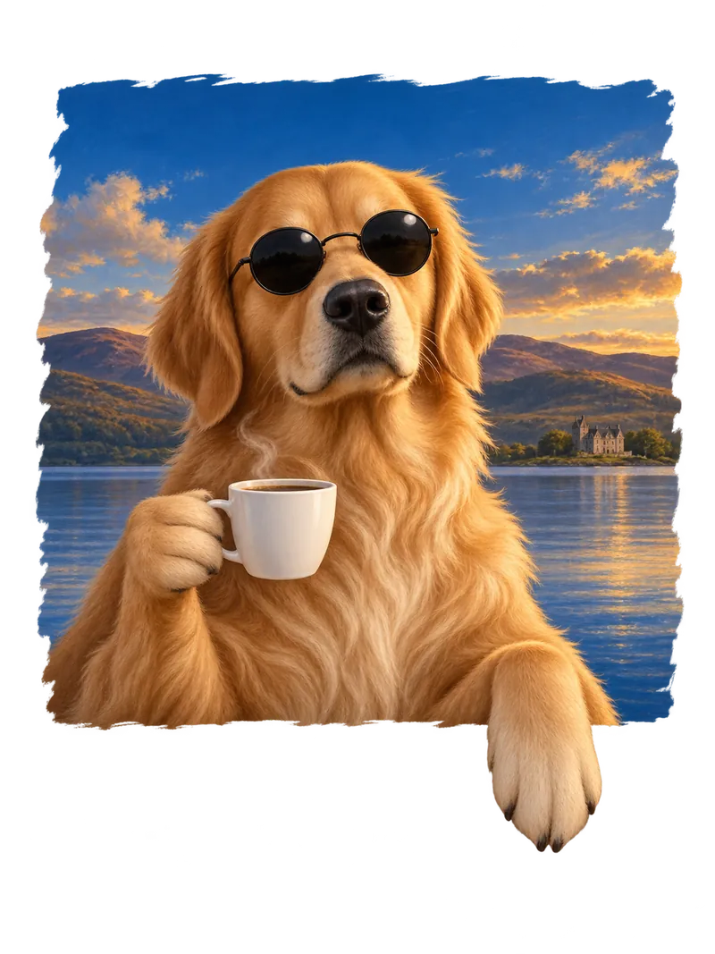 Golden Retriever — Scottish Highlands